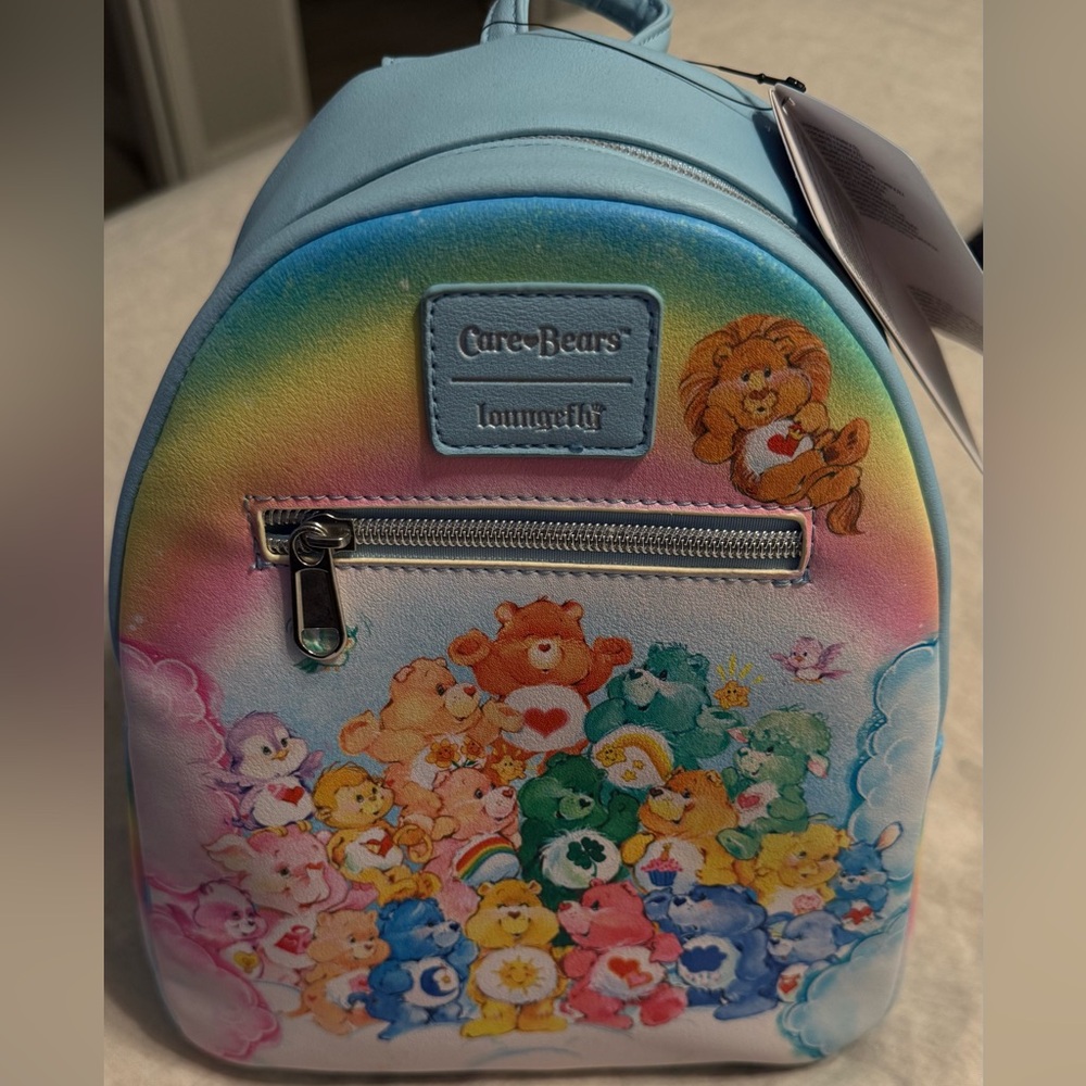 Loungefly Care Bears Rainbow Backpack
